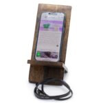 Wooden Carved Phone Stand - Buddha - Image 2