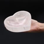 Selenite Heart Bowl - 15cm - Image 4