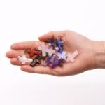 Gemstone Crosses Pendants (12 assorted) 25x18mm - Image 2