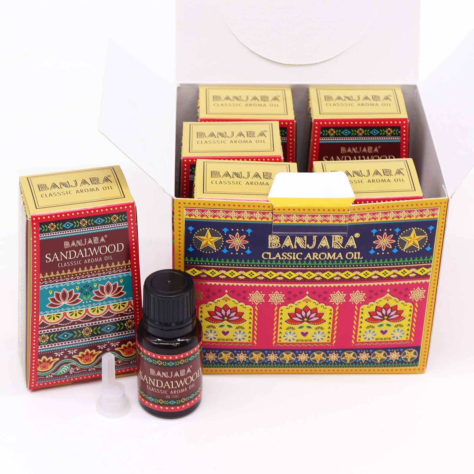 bG9jYWw6Ly9tZWRpYS8xTS9BQy82MFIzMEMxRzZXVDNBQzFNLzM4OTY4YzI0LmpwZWc-1.jpg Banjara Indian Fragrance Oil 10ml - Sandalwood - Image 1