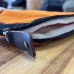 Canvas Travel Laptop Pouch - Orange - Image 4