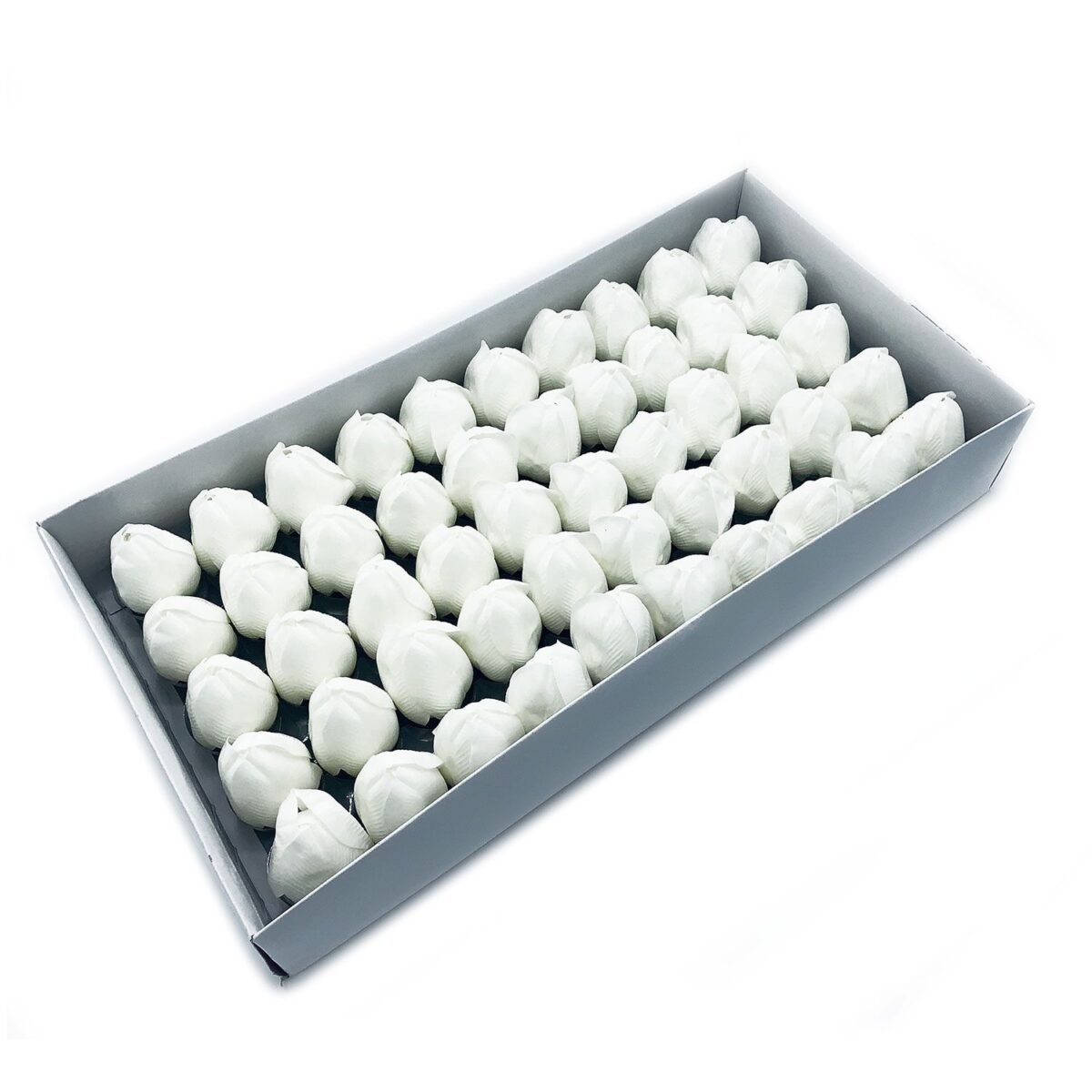 Craft Soap Flower - Med Tulip - White - Image 2