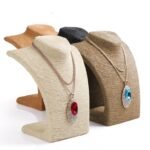 Small Necklace Display - Chocolate - Image 3