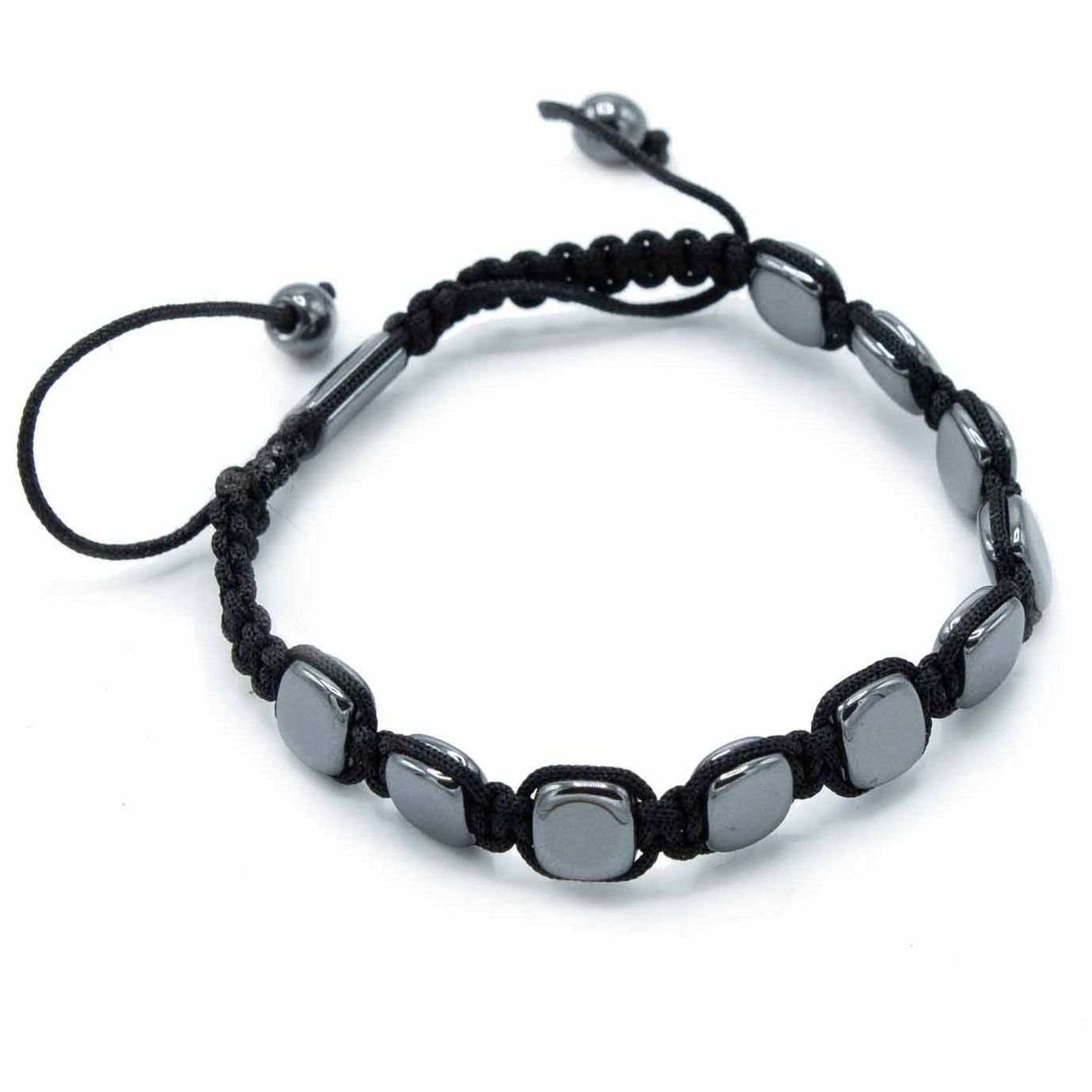 bG9jYWw6Ly9tZWRpYS8xUC9BRS82MFIzMEMxRzZSVktBRTFQLzNkN2M1MjMyLmpwZWc.jpg Magnetic Hematite Shamballa Bracelet - Round Corners - Image 1