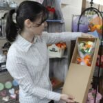 Boxed Hand Soap Flower Bouquet - Orange - Image 3