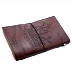Handmade Leather Journal - Our Family Adventure Book - Brown  (80 pages) - Image 2