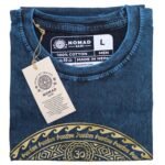 Large Stone Washed T-Shirt - Chakra - Blue