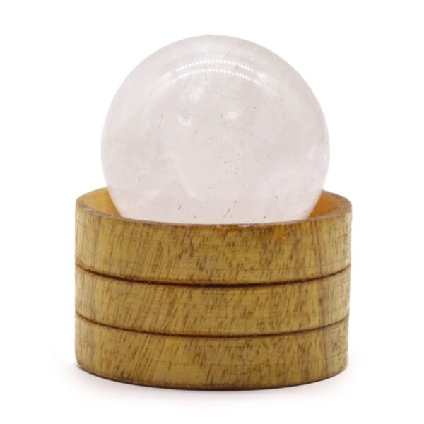 Gemstone Sphere 40mm - Clear Quartz with Stand