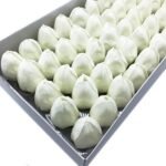 Craft Soap Flower - Med Tulip - White - Image 3