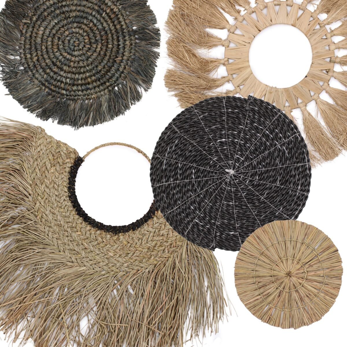 Set of Six Natural Wall Art - Bintang Collection - Image 1