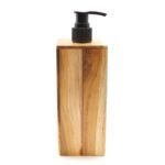 Natural Teakwood Soap Dispenser - Square - Image 2