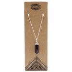 Gemstone Classic Point Pendant - Amethyst - Image 2