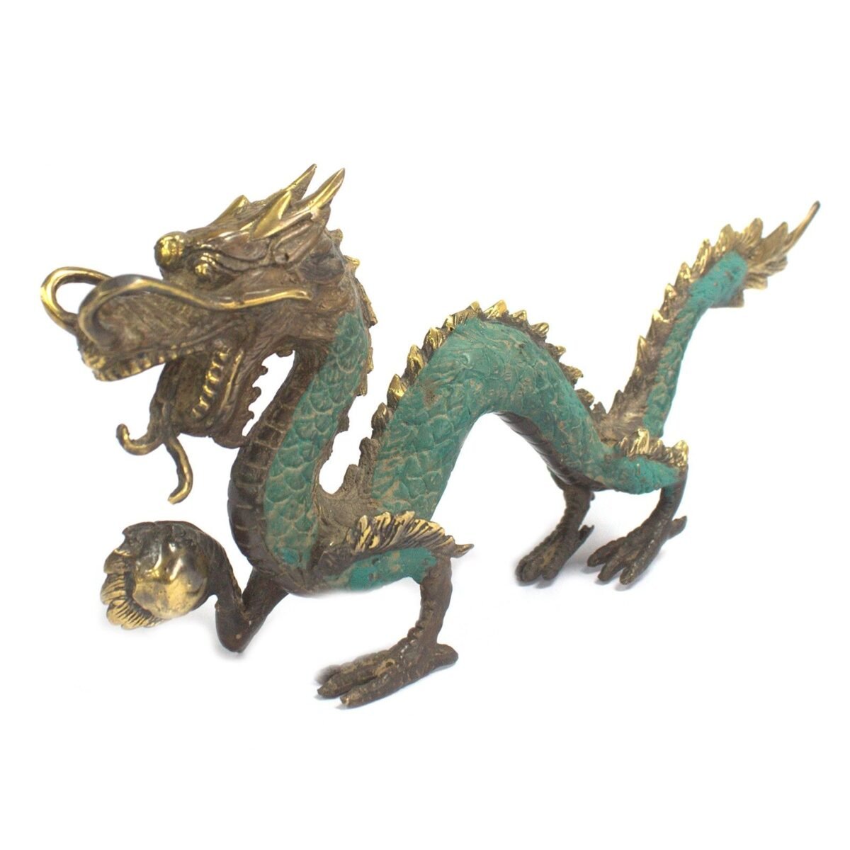 Fengshui - Med Dragon with Ball - 27cm - Image 1