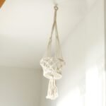 Macrame Pot Holder - Single Small Pot - Image 7