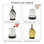 Aroma Atomiser - Glass Abstract Grey USB - Image 3