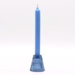 Flip Dinner Candle / Tealight Holder - Royal Blue - Image 2