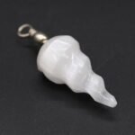 Selenite Spiral Pendant - Image 2