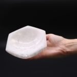 Selenite Hex Bowl - 15cm - Image 4