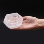 Selenite Hex Bowl - 10cm - Image 4