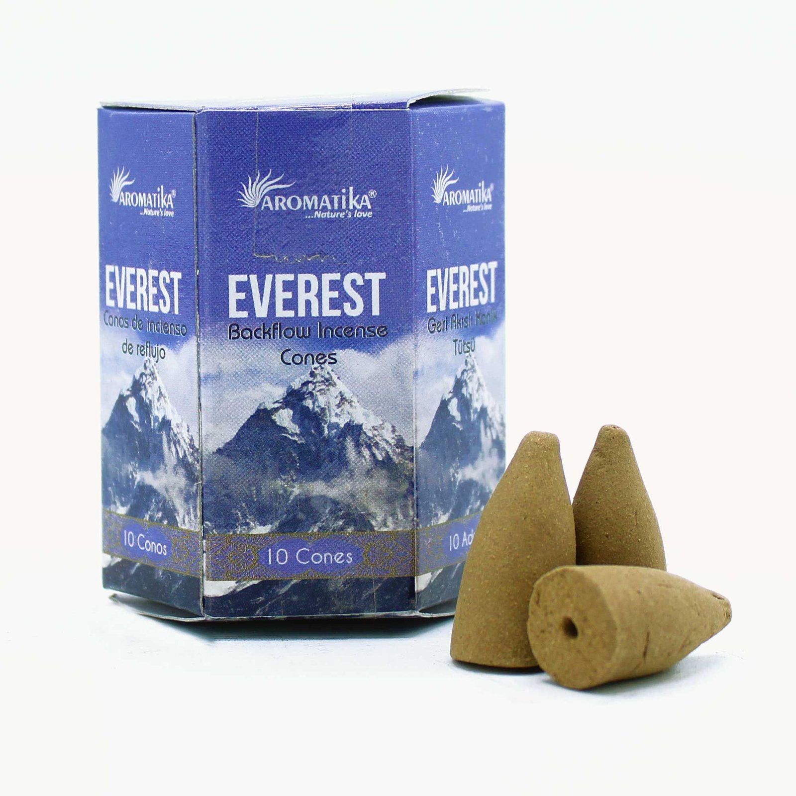 bG9jYWw6Ly9tZWRpYS9IUS8yQy82MFIzMEMxRzZXUksyQ0hRLzExYjI3MWFmLmpwZWc-1.jpg Pack of 10 Masala Backflow Incense - Everest - Image 1