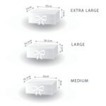 Flat Pack Gift Box - Medium Square (20x18.2x8cm) - Baby Blue - Image 4