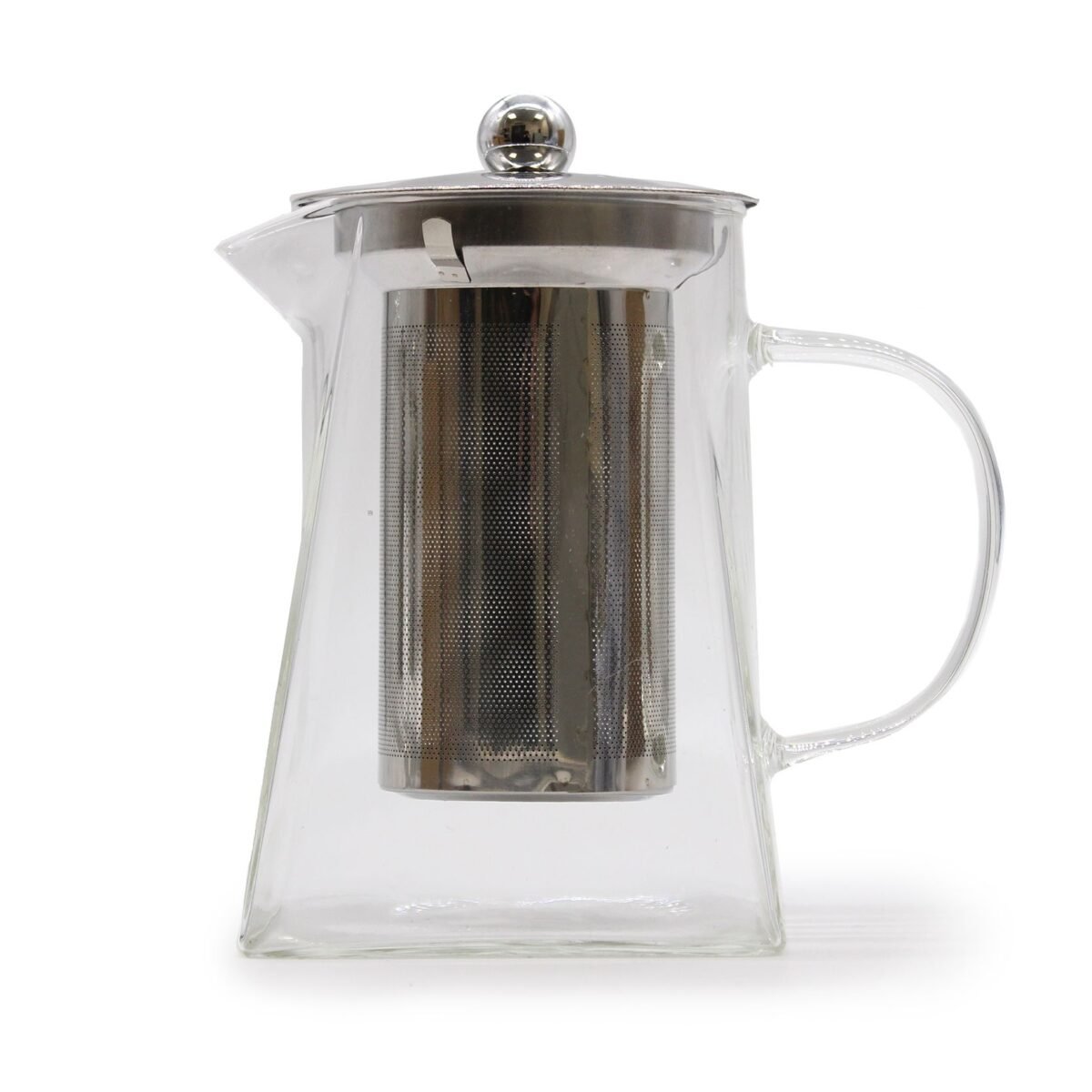 Glass Infuser Teapot - Tower Shape - 780ml - Image 1