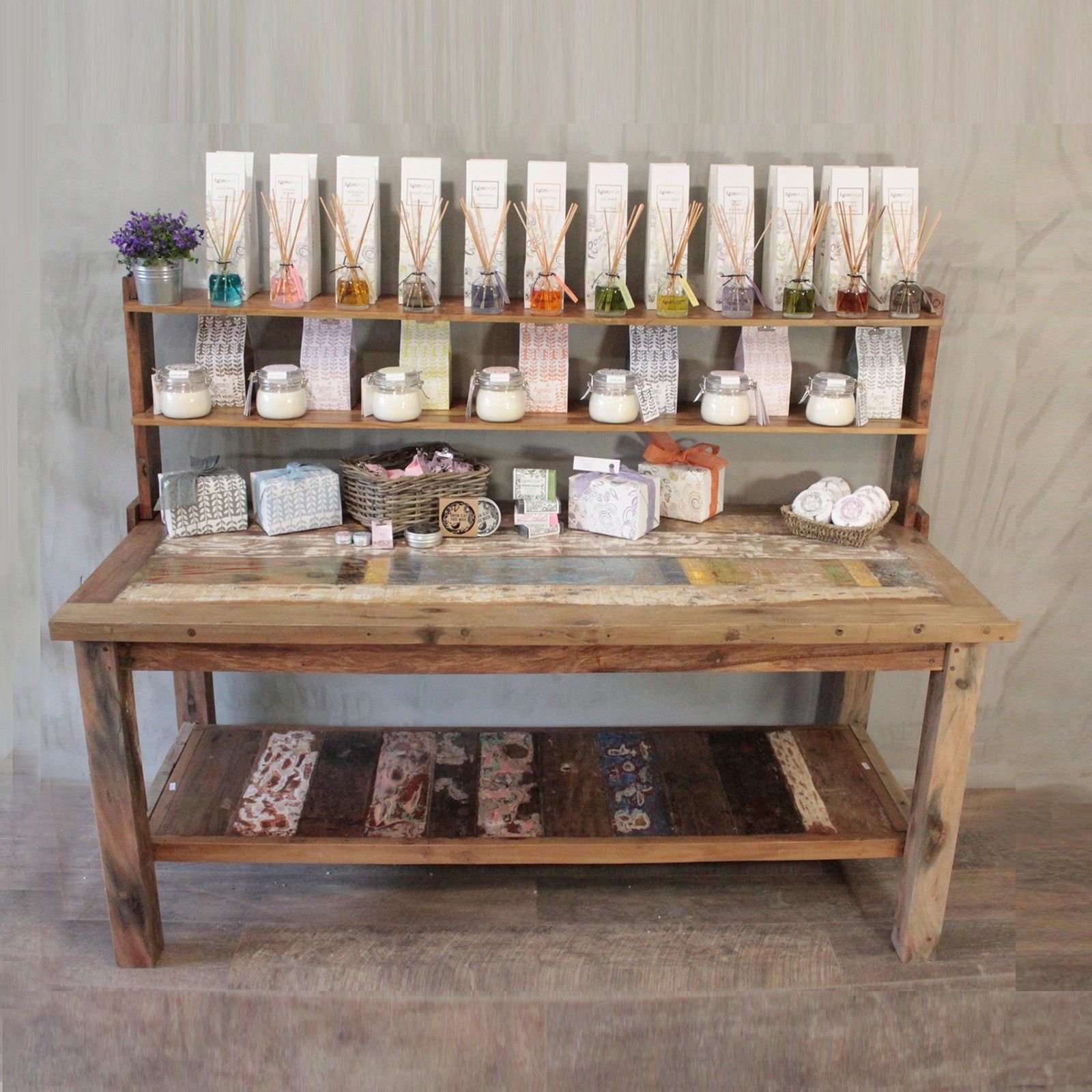 bG9jYWw6Ly9tZWRpYS9IUy8wRC82MFIzMEMxRzZNUzMwREhTL2M4YzRlMzBlLmpwZWc-5.jpg A&C 2.2m Standard Table with top shelf - Image 1