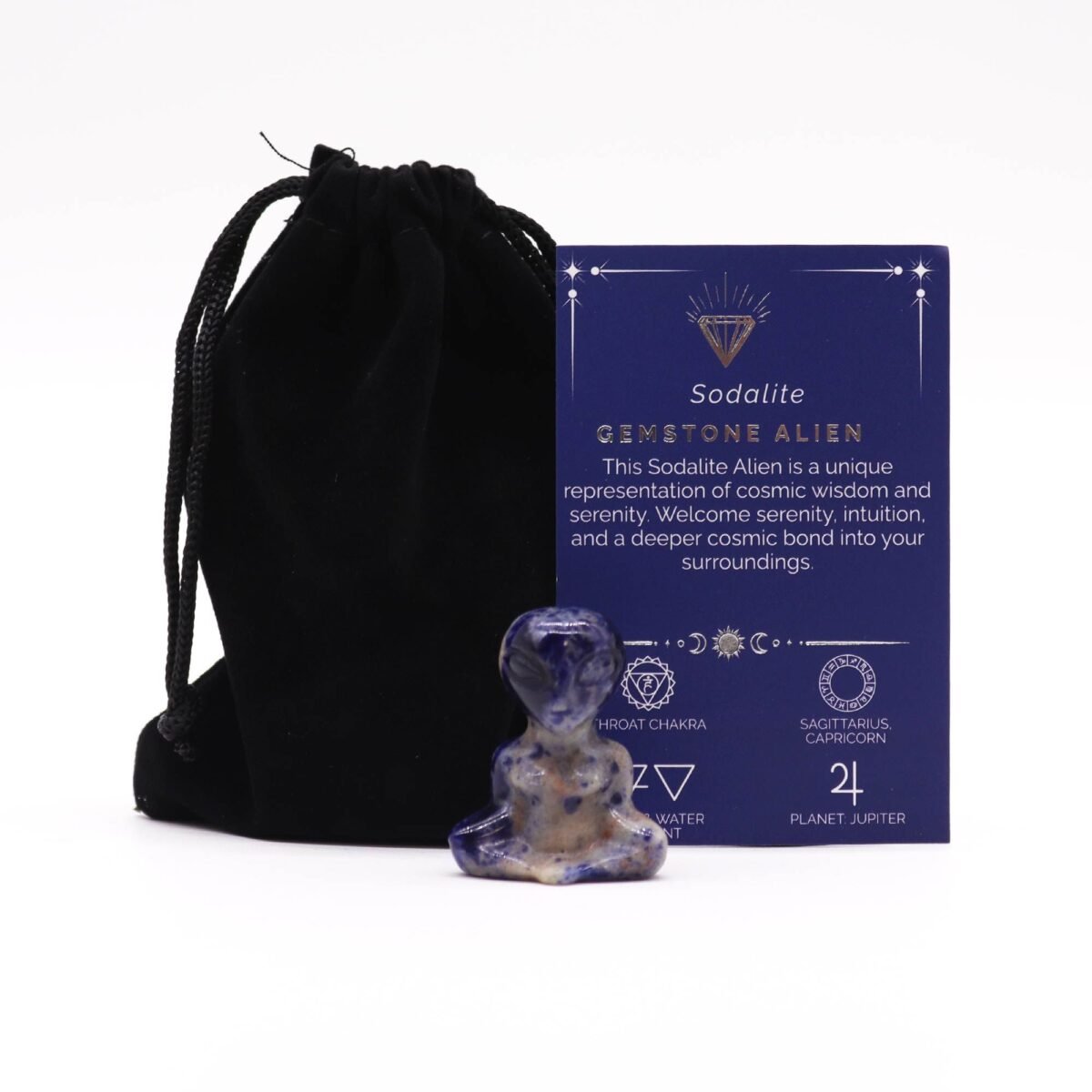 Gemstone Alien - Sodalite - Image 1