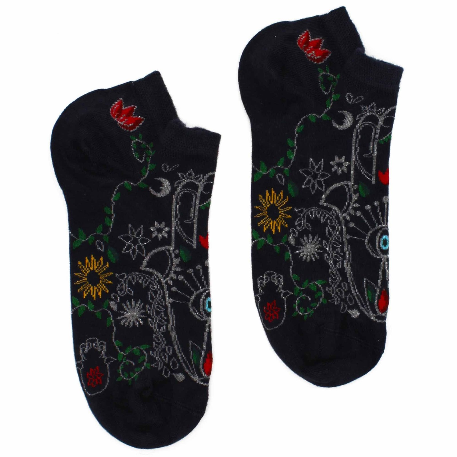 bG9jYWw6Ly9tZWRpYS9IUy9DRC82MFIzMEMxRzZSVzNDREhTL2RiMWMzNDE0LmpwZWc.jpg M/L Hop Hare Bamboo Socks Low (7.5-11.5) - Hamsa - Image 1