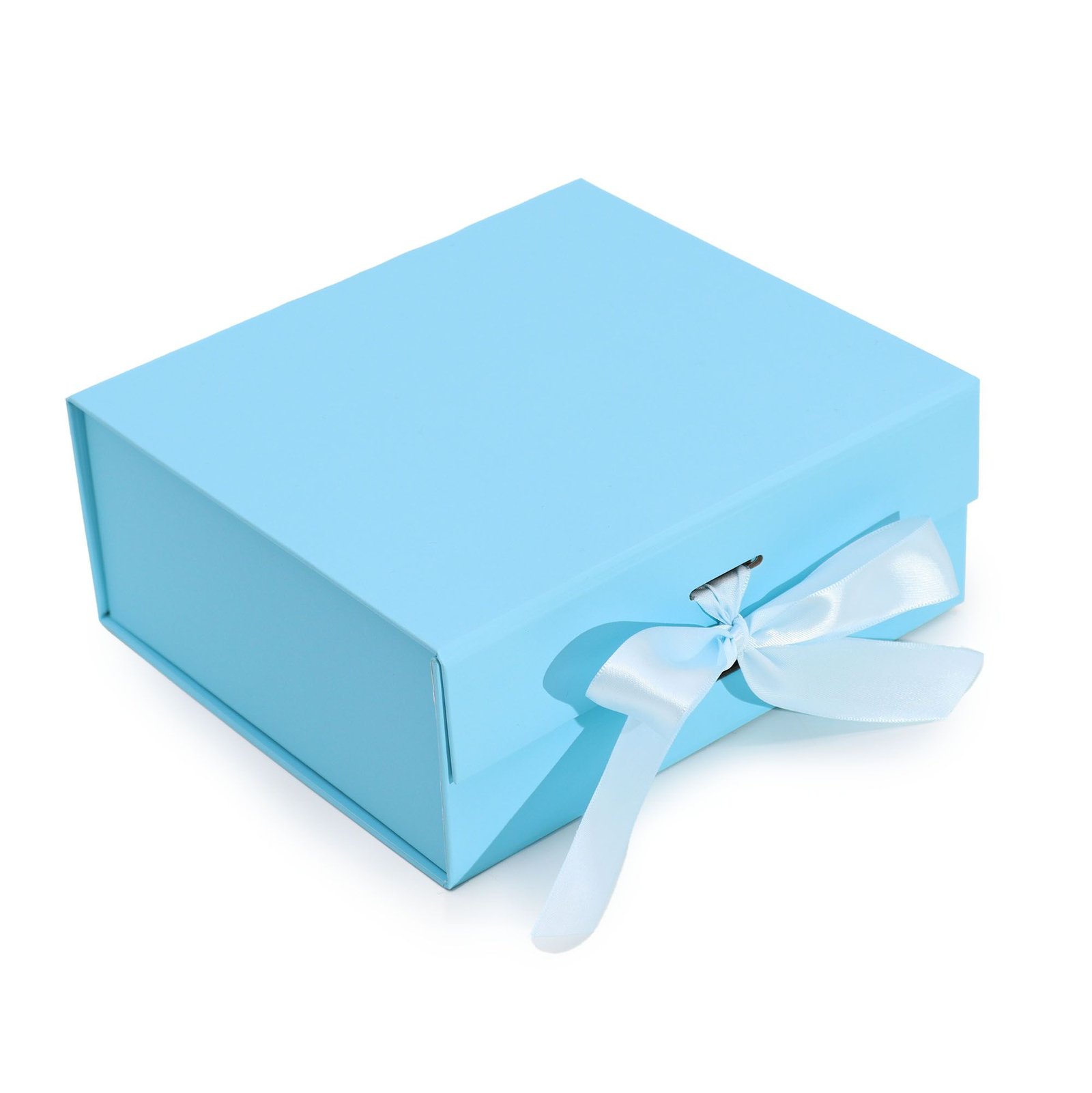 bG9jYWw6Ly9tZWRpYS9TSC8yQy82MFIzMEMxSDc0UjMyQ1NILzRhMWViMTNhLmpwZWc.jpg Flat Pack Gift Box - Medium Square (20x18.2x8cm) - Baby Blue - Image 1
