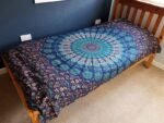 Single Cotton Bedspread + Wall Hanging - Classic Mandala - Image 4
