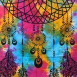 Single Cotton Bedspread + Wall Hanging - Dreamcatcher - Image 3