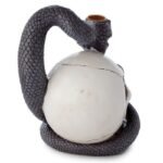 Snake and Skull Backflow Incense Burner - Image 2
