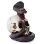 Snake and Skull Backflow Incense Burner - Image 3