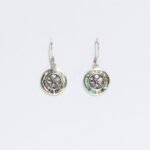 Shell & Silver Earrings - Frangipani - Abalone