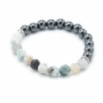 Faceted Gemstone Bracelet - Magnetic Mountain Jade - Image 2