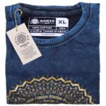 XLarge Stone Washed T-Shirt - Mandala - Blue - Image 2