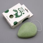 Teardrop Konjac Sponge - Green Tea - Protective - Image 2