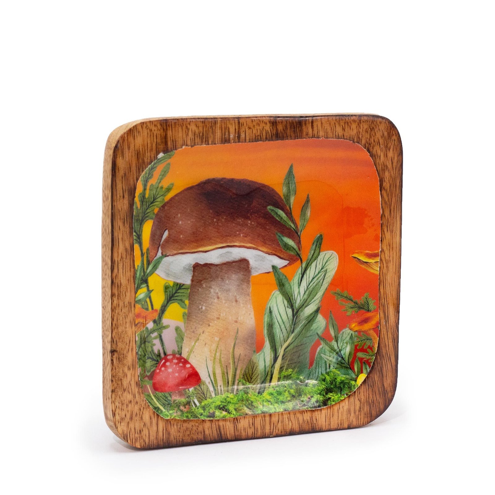 bG9jYWw6Ly9tZWRpYS9TUS82Qy82MFIzMEMxSDc0UjM2Q1NRLzU4ZmY5ZGIzLmpwZWc.jpg Big Square Trinket Tray 15x15x2.5cm - Mushroom Design Maroon - Image 1