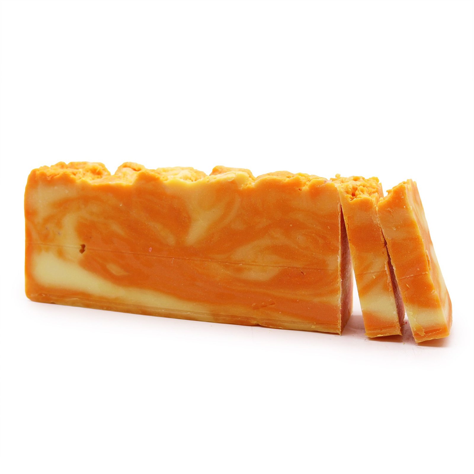 bG9jYWw6Ly9tZWRpYS9TUS9DRC82MFIzMEMxRzZDVjNDRFNRL2ViOGQ0NjQ0LmpwZWc-2.jpg Orange - Olive Oil Soap Loaf - Image 1