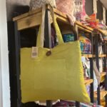 Jute & Cotton Reversible Big Bag - Pistachio - Image 4