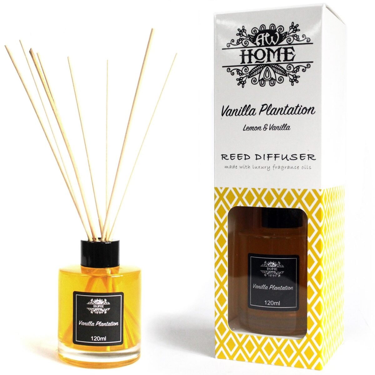 120ml Reed Diffuser -  Vanilla Plantation - Image 1