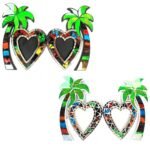 Large Mosaic Coconut Picture Frame - Double - Image 2